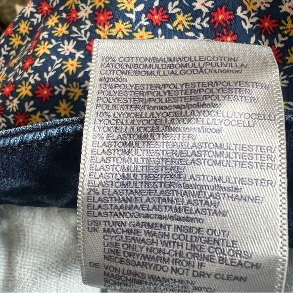 NYDJ Womens Barbara Bootcut Dark Wash Ankle Jeans Sz 8 Mid Rise - Picture 10 of 11